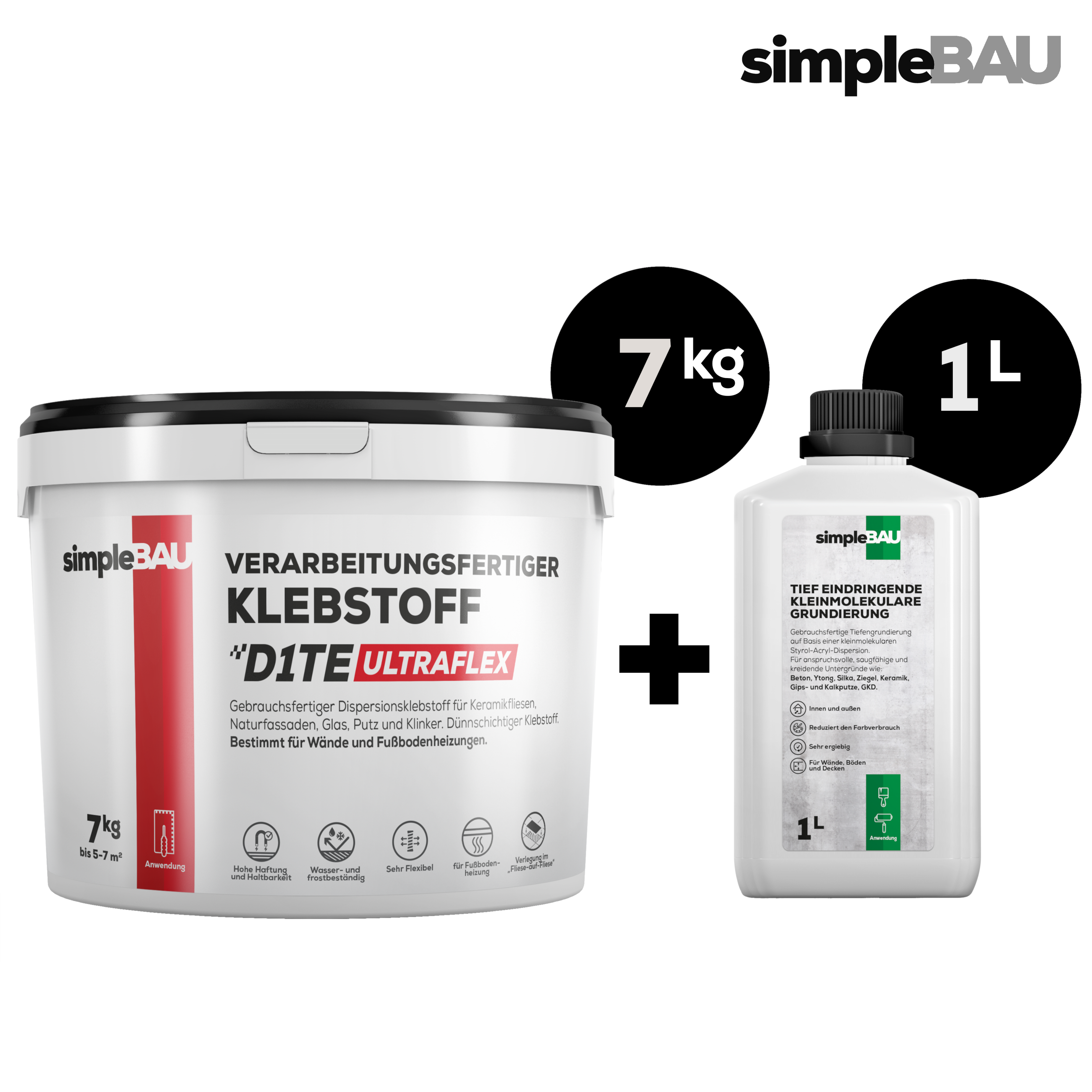 KLEBSTOFF D1TE 7KG + TIEFENGRUND 1L