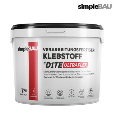 KLEBSTOFF D1TE 7KG + TIEFENGRUND 1L fliesenkleber, fliesenkleber fertig innen, fliesenkleber flex, flexkleber, fliesenkleber 1kg, fließenkleber, styroporkleber