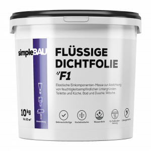 simpleBAU FLÜSSIGE DICHTFOLIE F1 ULTRAFLEX simpleBAU flüssigfolie, duschabdichtung set, duschabdichtung, abdichtung dusche, flüssigfolie dusche, dichtband dusche