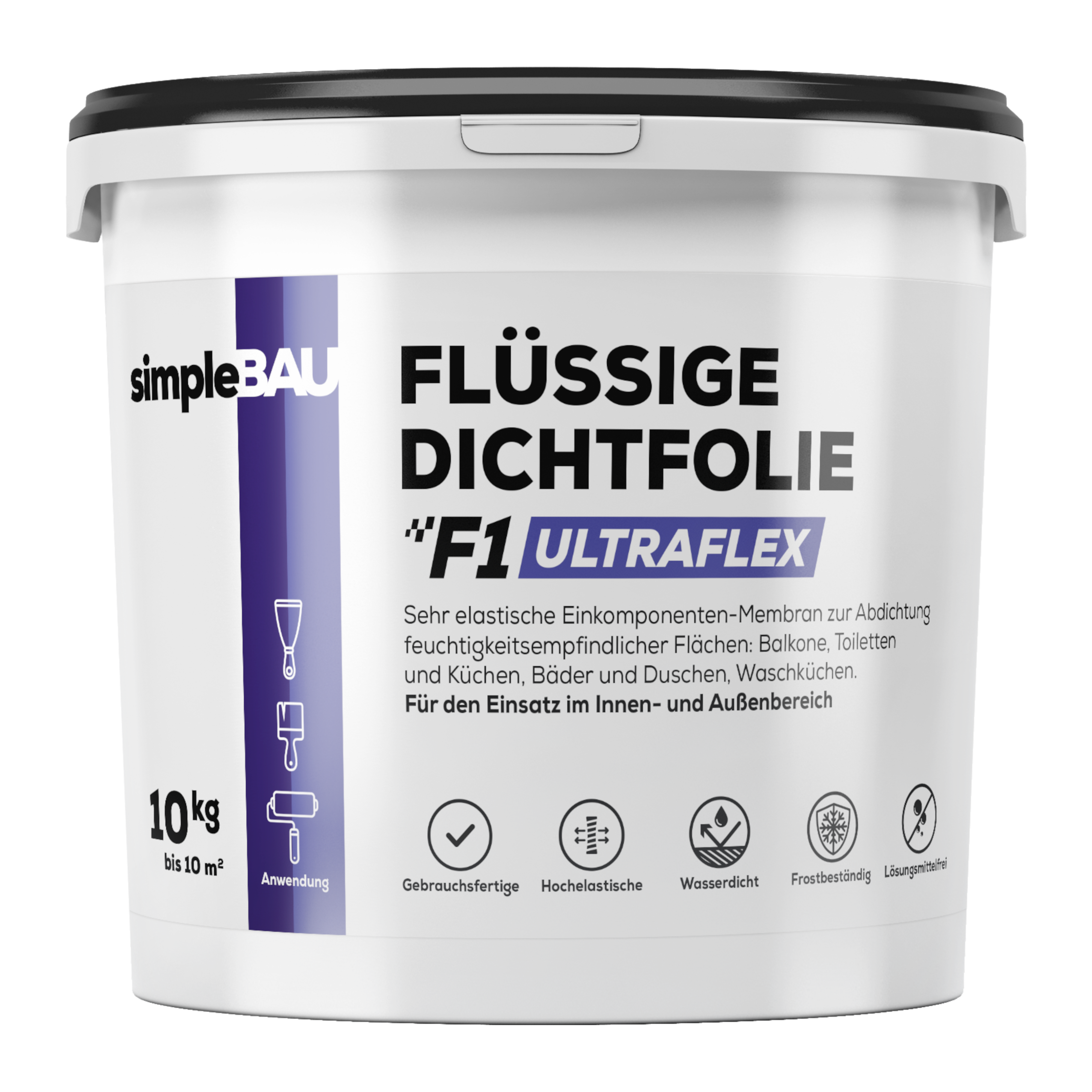 FLÜSSIGE DICHTFOLIE F1 ULTRAFLEX – 10kg