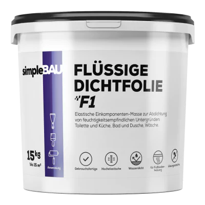 FLÜSSIGE DICHTFOLIE F1 simpleBAU flüssigfolie, duschabdichtung set, duschabdichtung, abdichtung dusche, flüssigfolie dusche, dichtband dusche