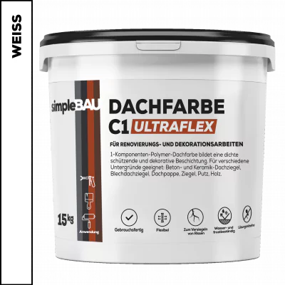 C1 ULTRAFLEX Dachfarbe für Renovierungs- und Dekorationsarbeiten