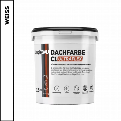 C1 ULTRAFLEX Dachfarbe für Renovierungs- und Dekorationsarbeiten